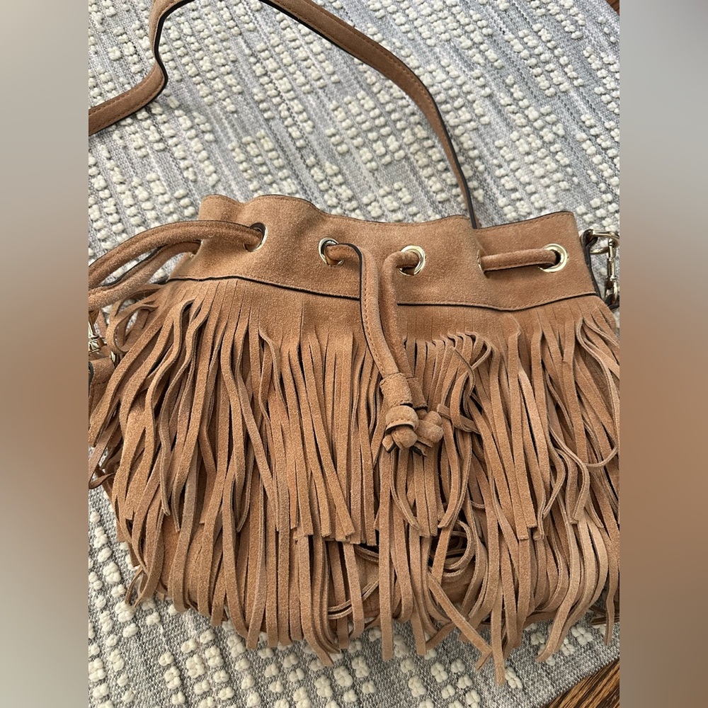 Rebecca Minkoff Fringe Suede Leather Crossbody